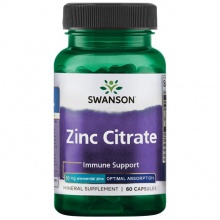 Swanson Zinc Citrate 50 mg 60 