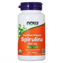  NOW SPIRULINA 500  100 